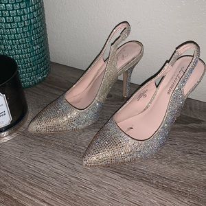 L. Lorraine Rhinestone Heels